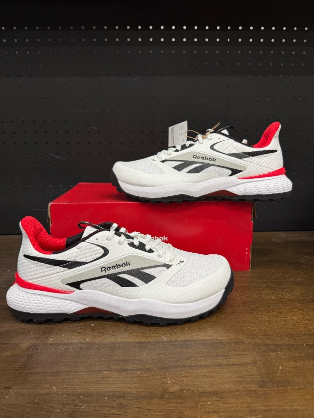 New W/ Box! Men's Reebok Nano Golf 'White Grey Red' Sneakers Size 12
